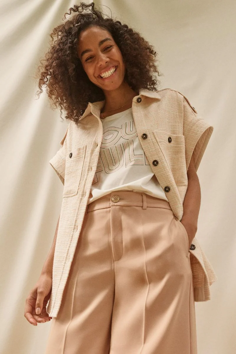 Isola Sim Vest | Coral Reef | Jakke fra Mos Mosh - Image 3