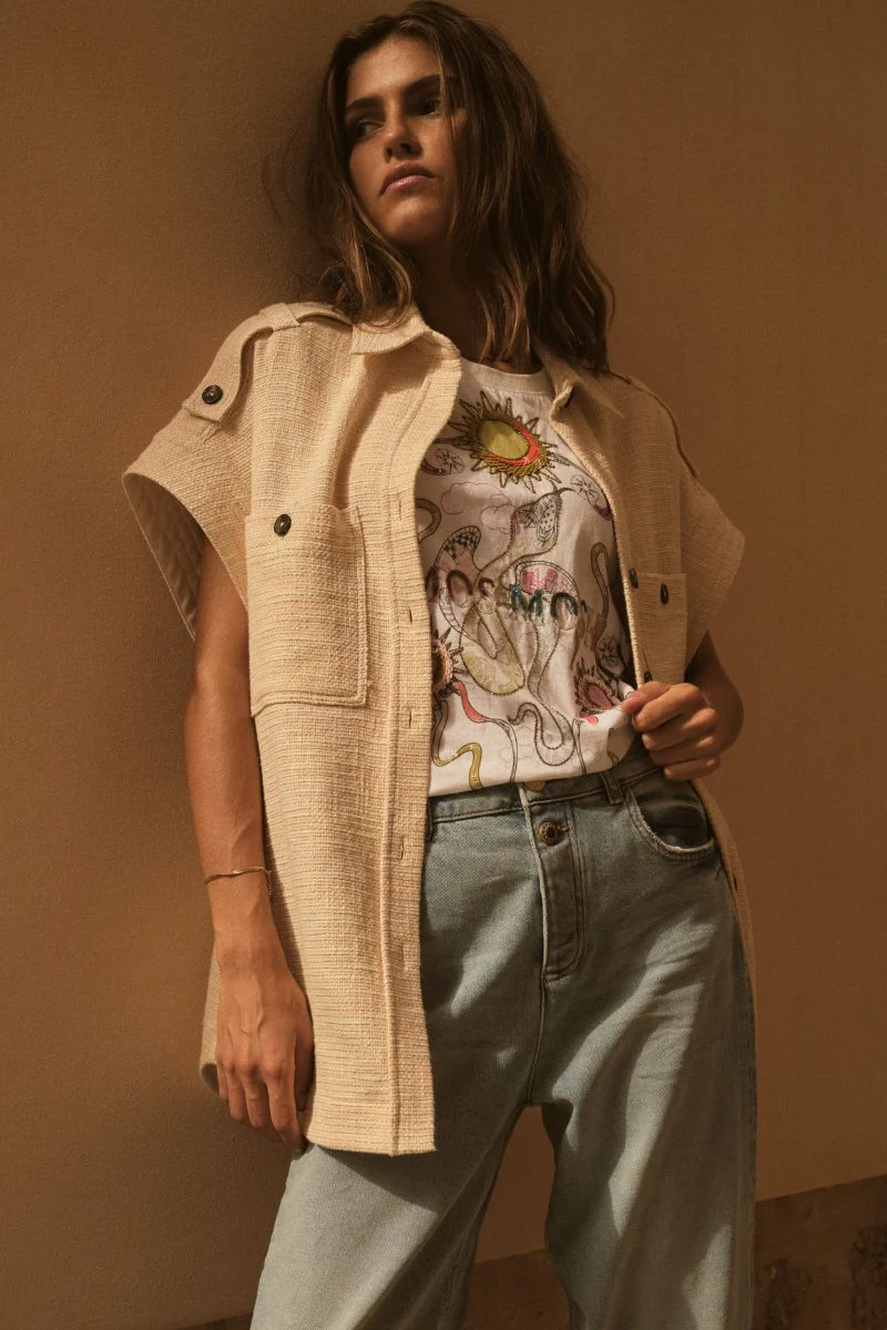 Isola Sim Vest | Coral Reef | Jakke fra Mos Mosh - Image 4