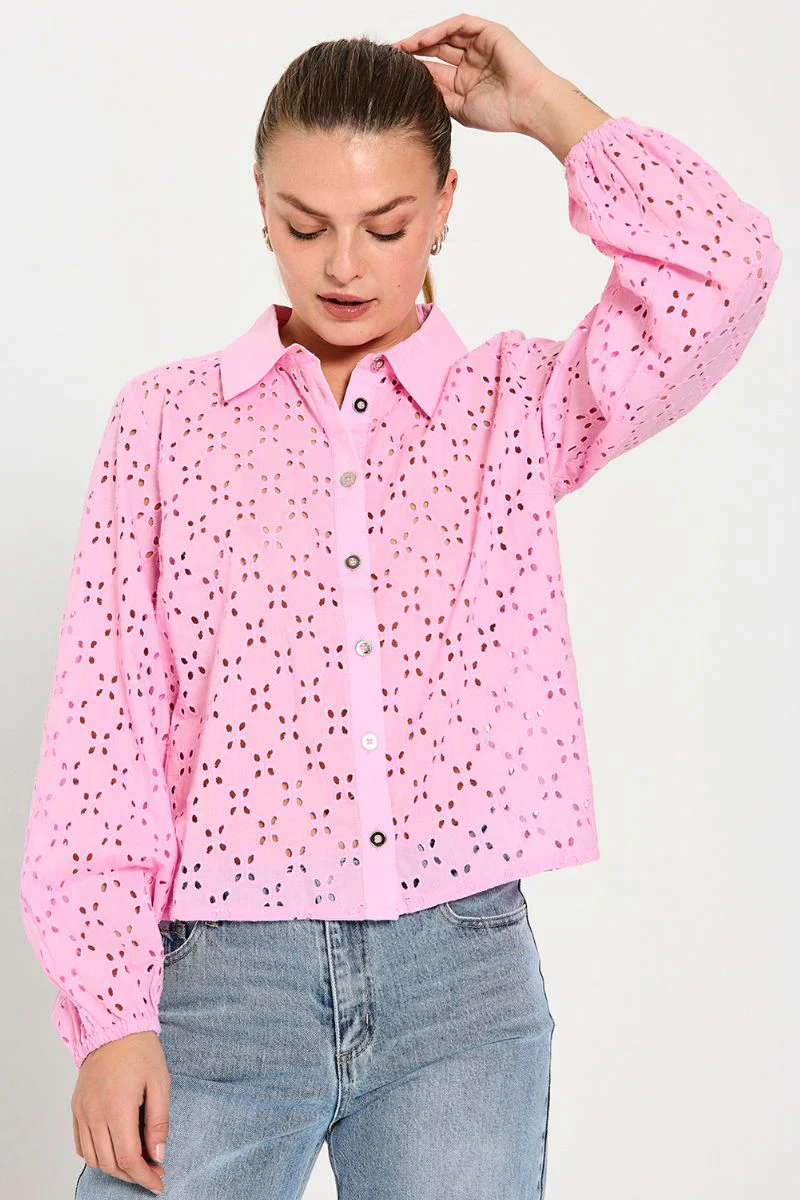 Isolde Blouse 205488 | Lilac Sachet | Bluse fra Freequent - Image 11