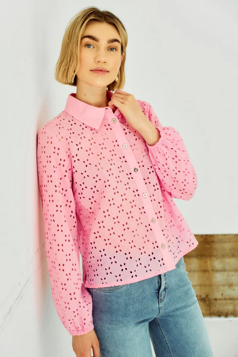Isolde Blouse 205488 | Lilac Sachet | Bluse fra Freequent - Image 8