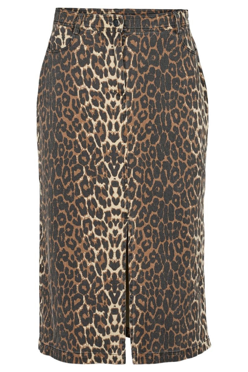 Isolde Skirt 2654 | Leopard | Nederdel fra Prepair - Image 2