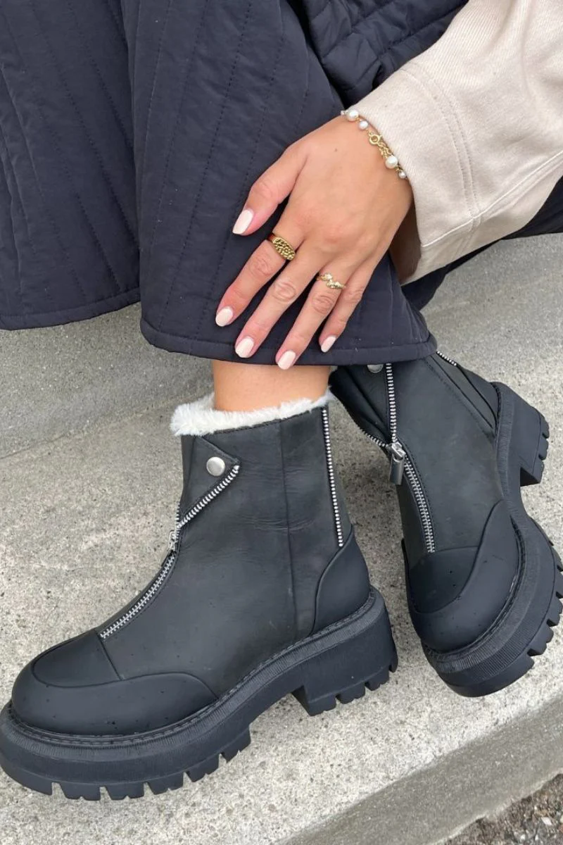 It Is Just A Snow Day Boot | Sort | Støvler fra Copenhagen Shoes - Image 3
