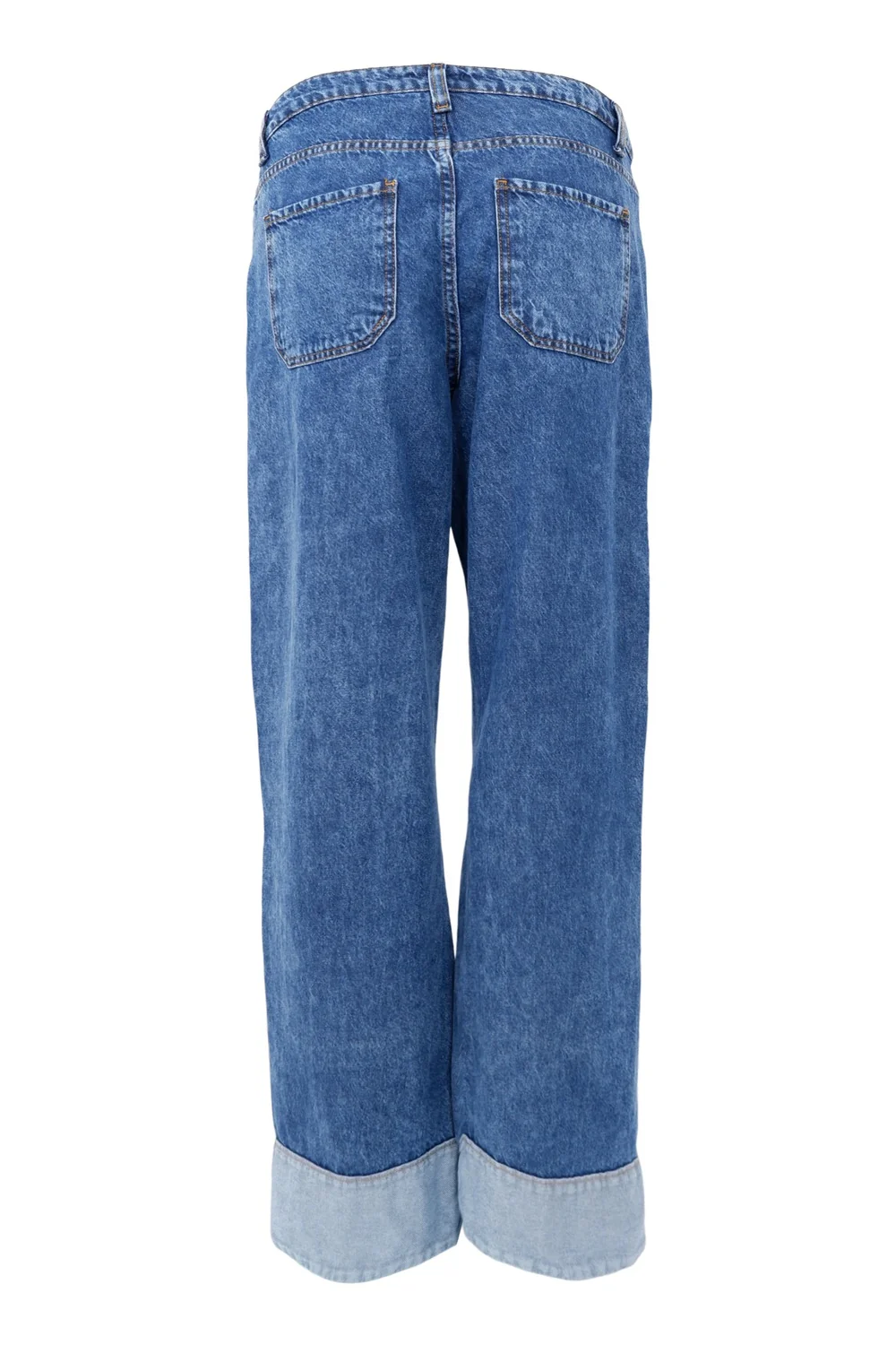 Izzy Denim Panel Pant | Mid Blue | Bukser fra Black Colour - Image 5