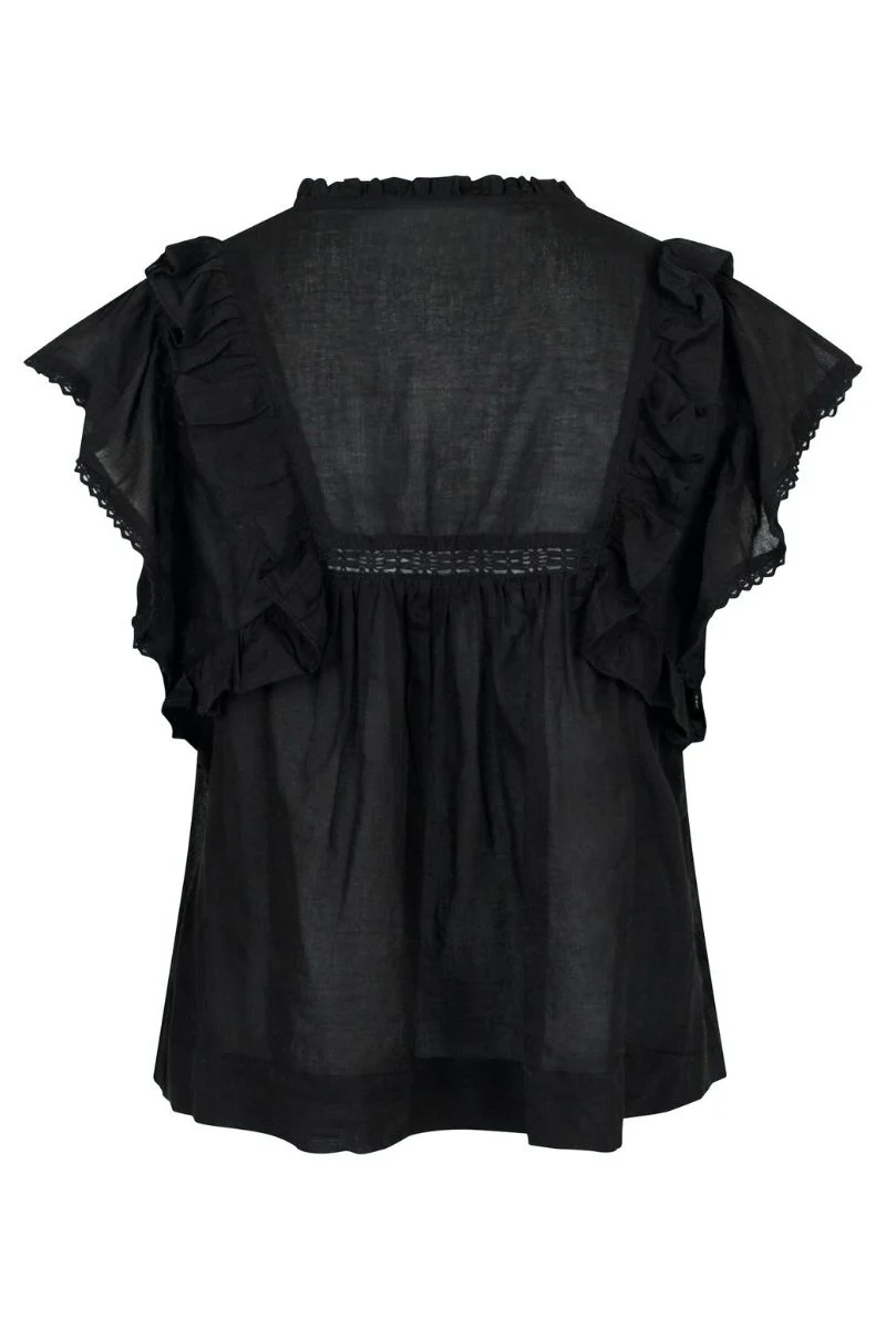 Jayla S Voile Top | Black | Top fra Neo Noir - Image 6