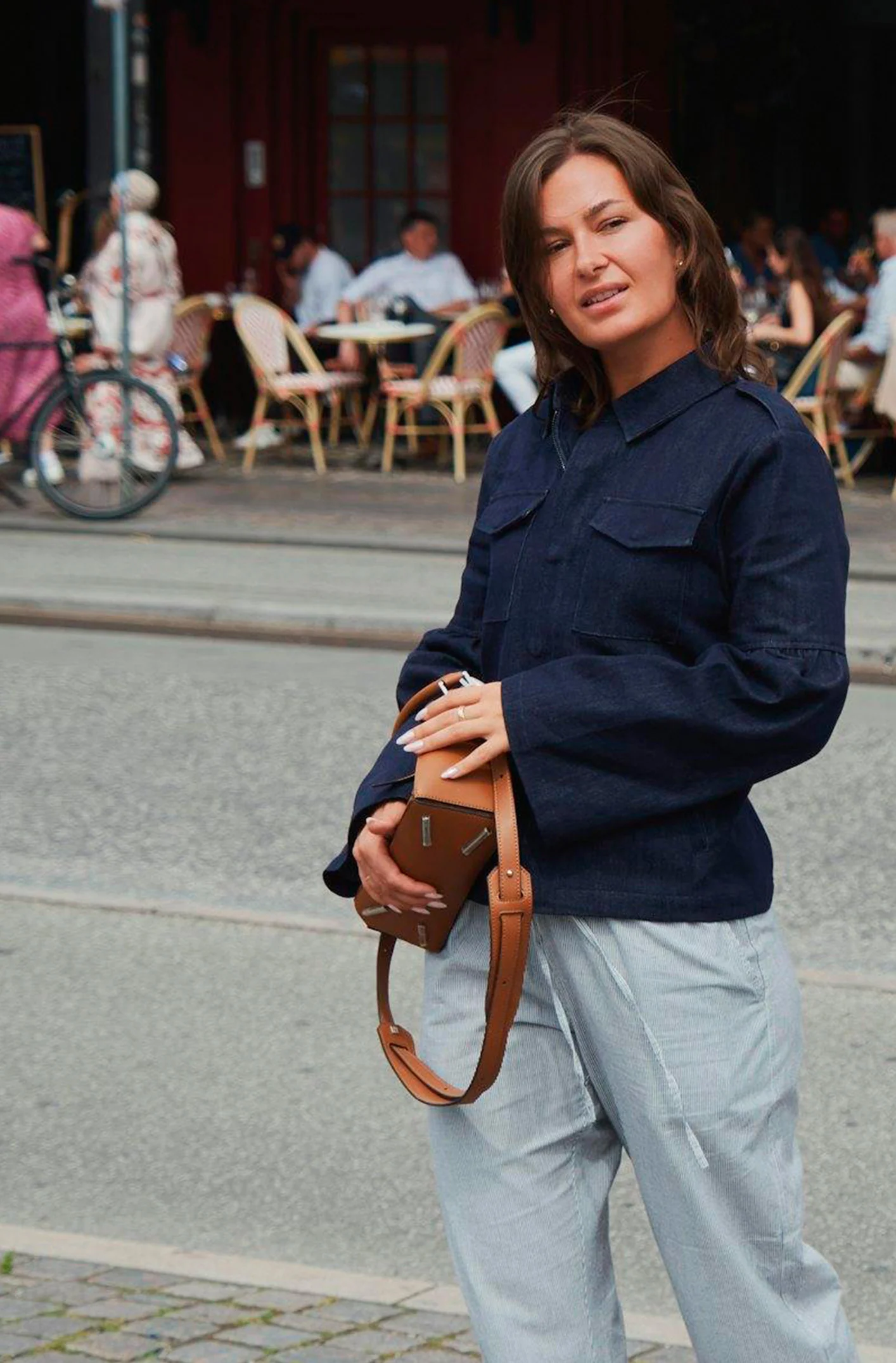 Jaynor Denim Jacket | Dark Blue | Jakke fra Neo Noir - Image 2