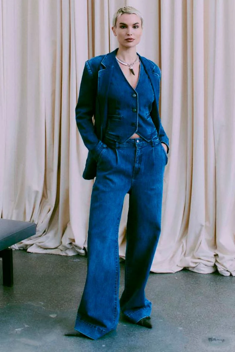 Jean Waistcoat 204975 | Denim Blue | Jakke fra Copenhagen Muse - Image 8