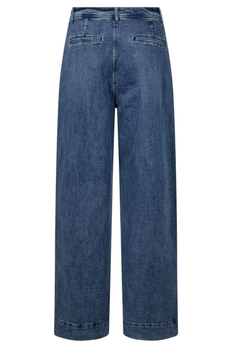 Jean Wide Pants 204968 | Denim Blue | Bukser fra Copenhagen Muse - Image 4