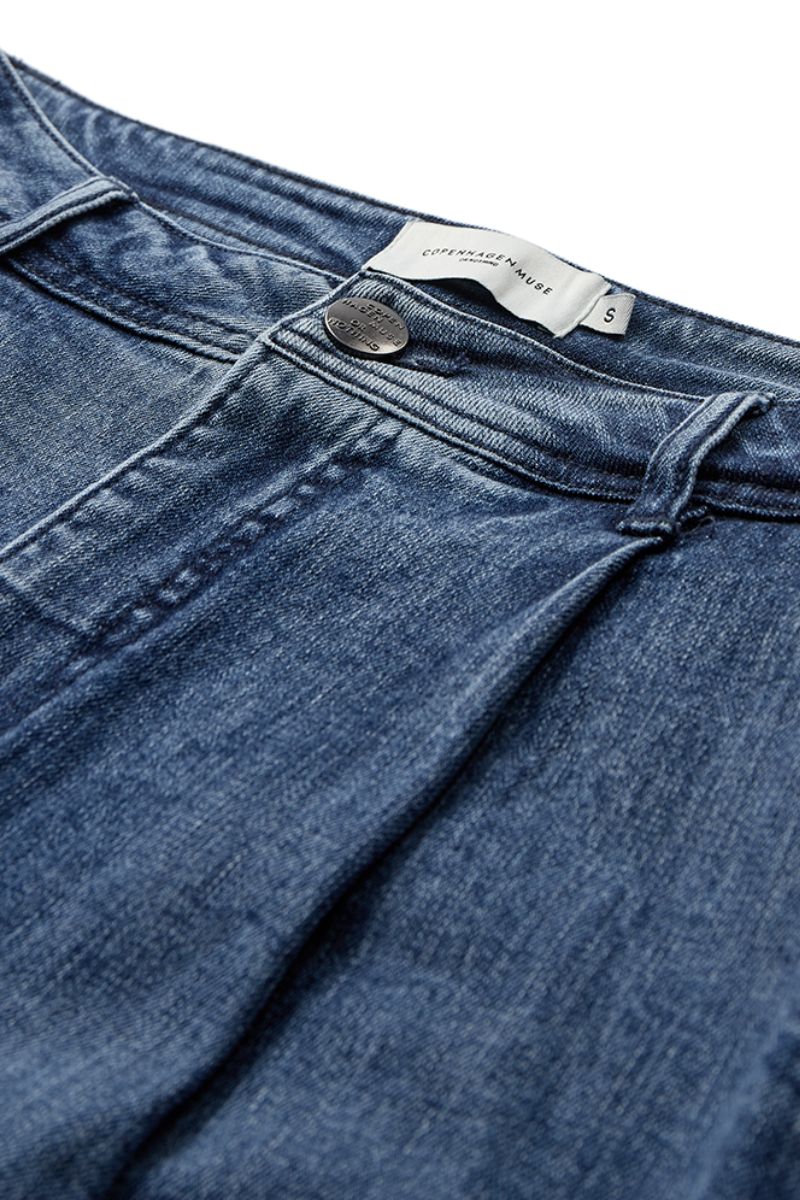 Jean Wide Pants 204968 | Denim Blue | Bukser fra Copenhagen Muse - Image 7