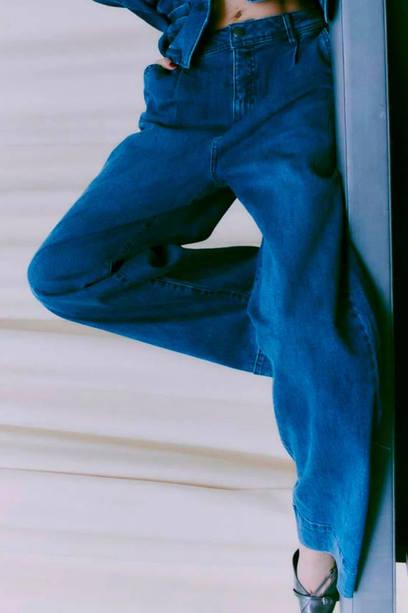 Jean Wide Pants 204968 | Denim Blue | Bukser fra Copenhagen Muse - Image 9