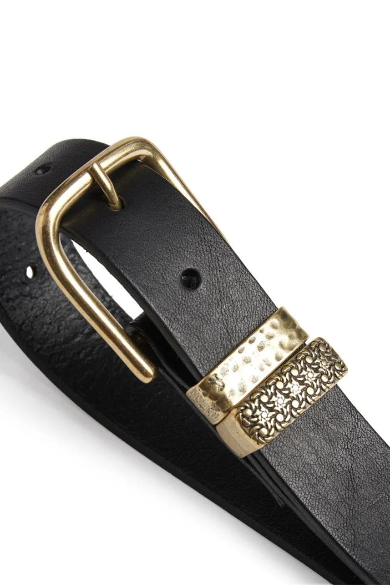 Jeans Belt 16480 | Sort | Jeans Belt fra Depeche