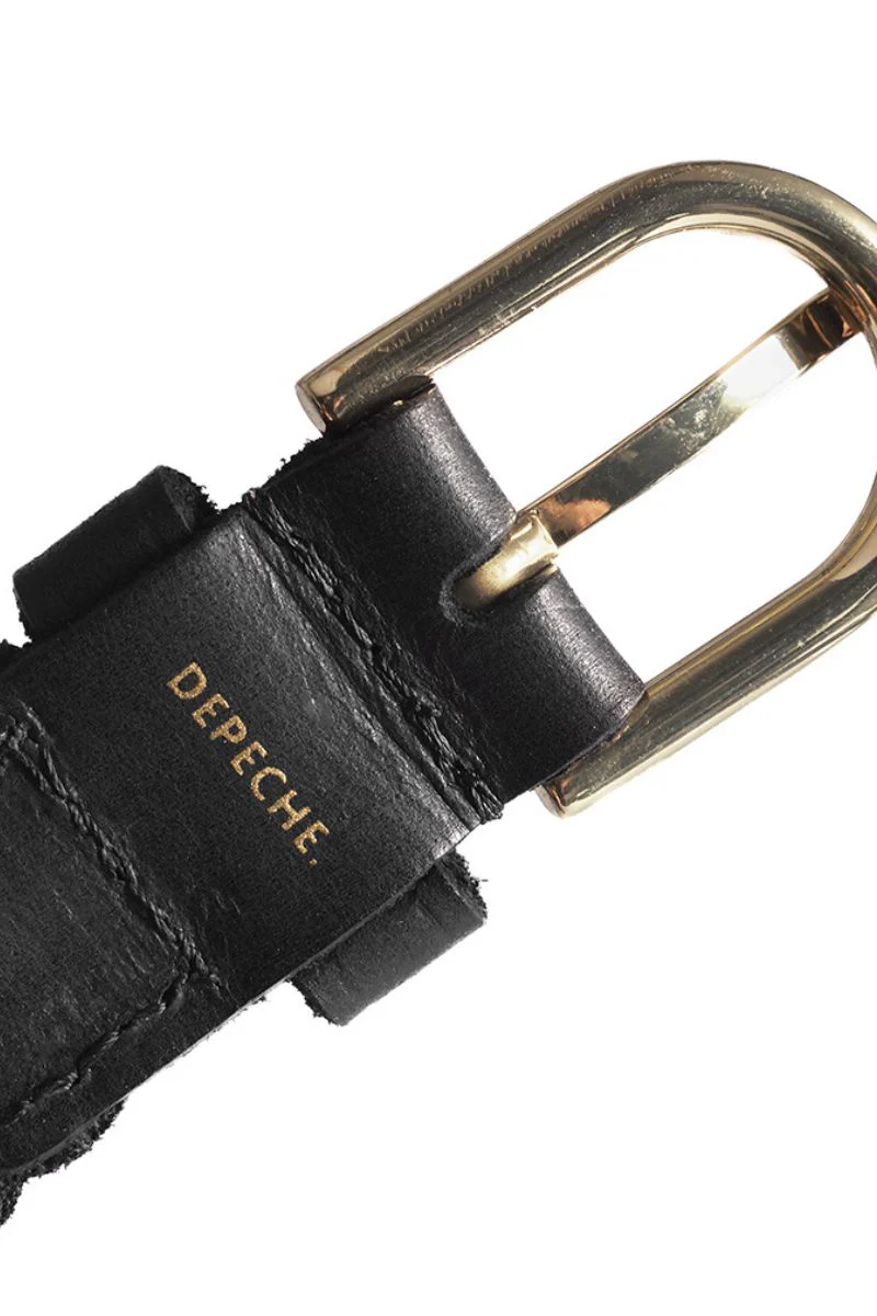 Jeans Belt 16350 | Sort | Bælte fra Depeche - Image 3
