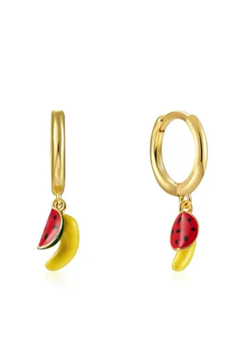 Jin Fruits | Banana // Watermelon | Øreringe fra Birdsong - Image 3