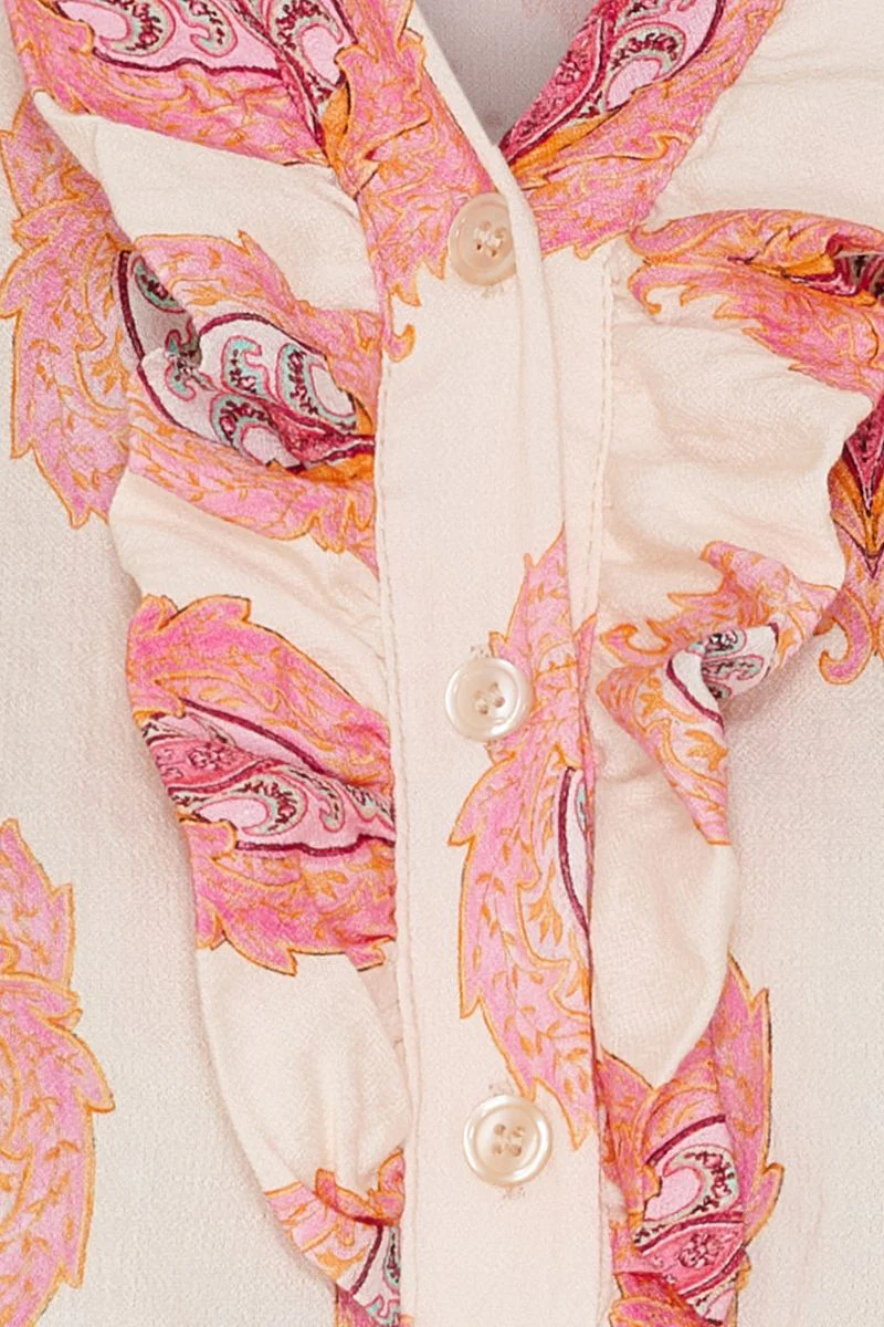 Joceline Shirt | Fuxia4160tpi | Skjorte fra Marta du Chateau - Image 5