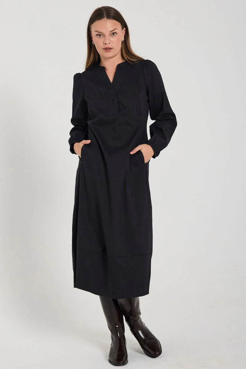 Jojo Dress 207023 | Black | Kjole fra Freequent - Image 2