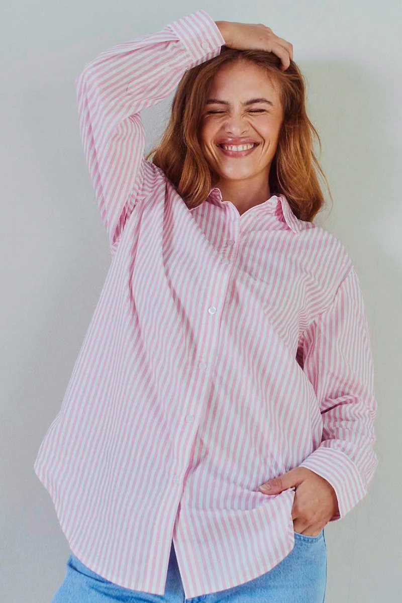 Jolle Shirt 207692 | Star Off-White W. Sweet Lilac | Skjorte fra Freequent