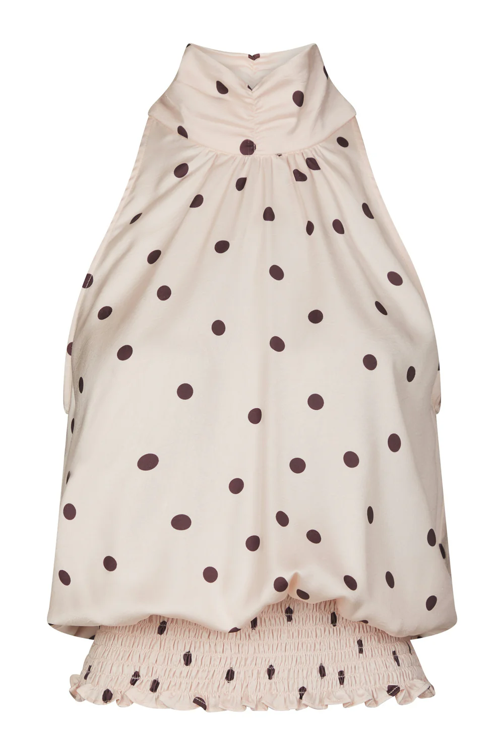 Jos Big Dot Top | Light Pink | Bluse fra Neo Noir - Image 5