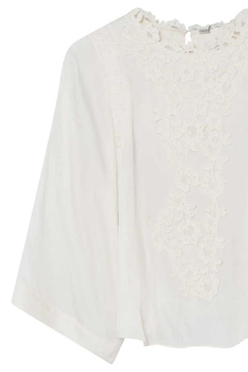 Judi A-shape blouse | Off White | Skjorte fra Gustav - Image 4