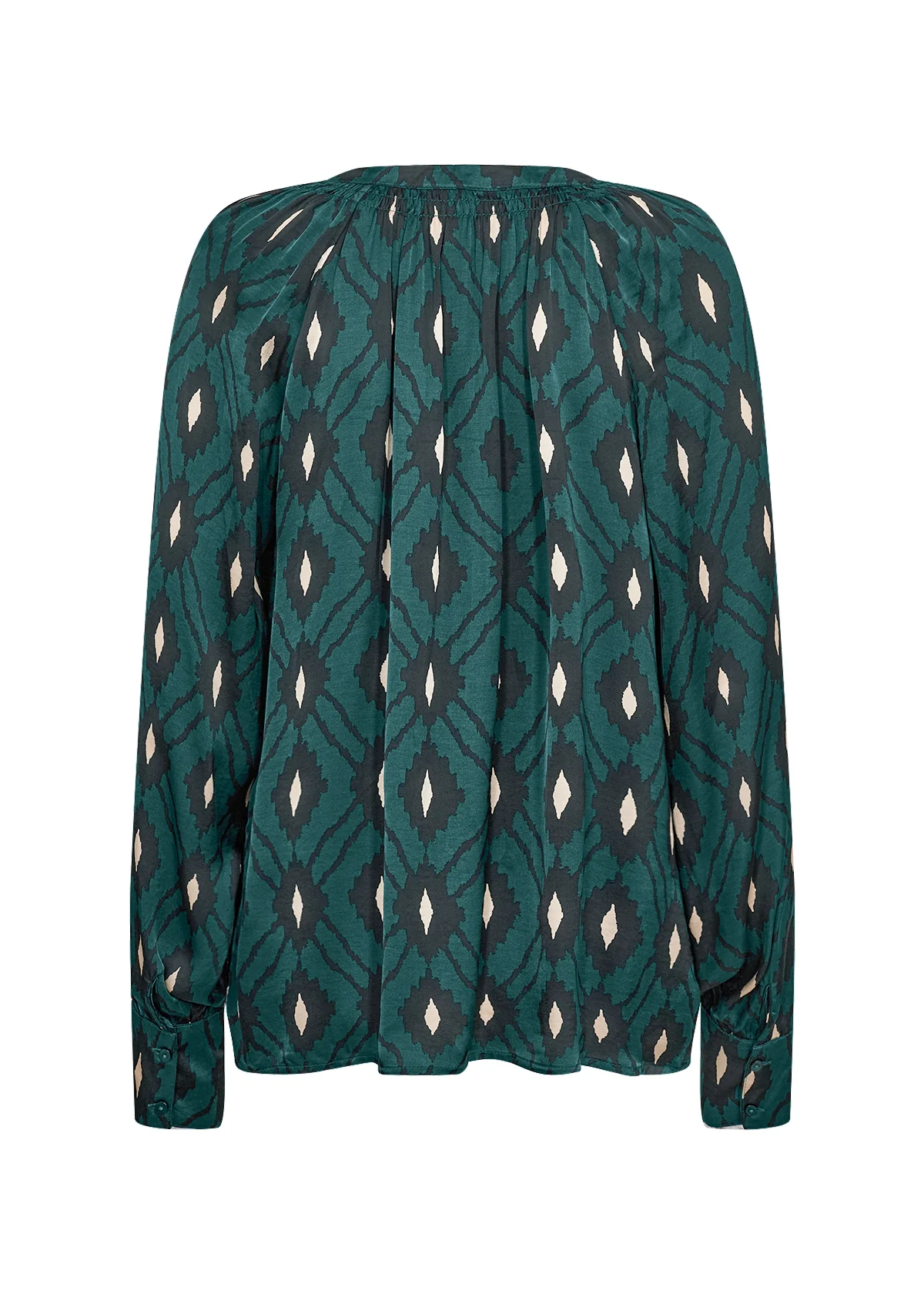 Juliette Printed Blouse | Green | Bluse fra French Laundry - Image 7