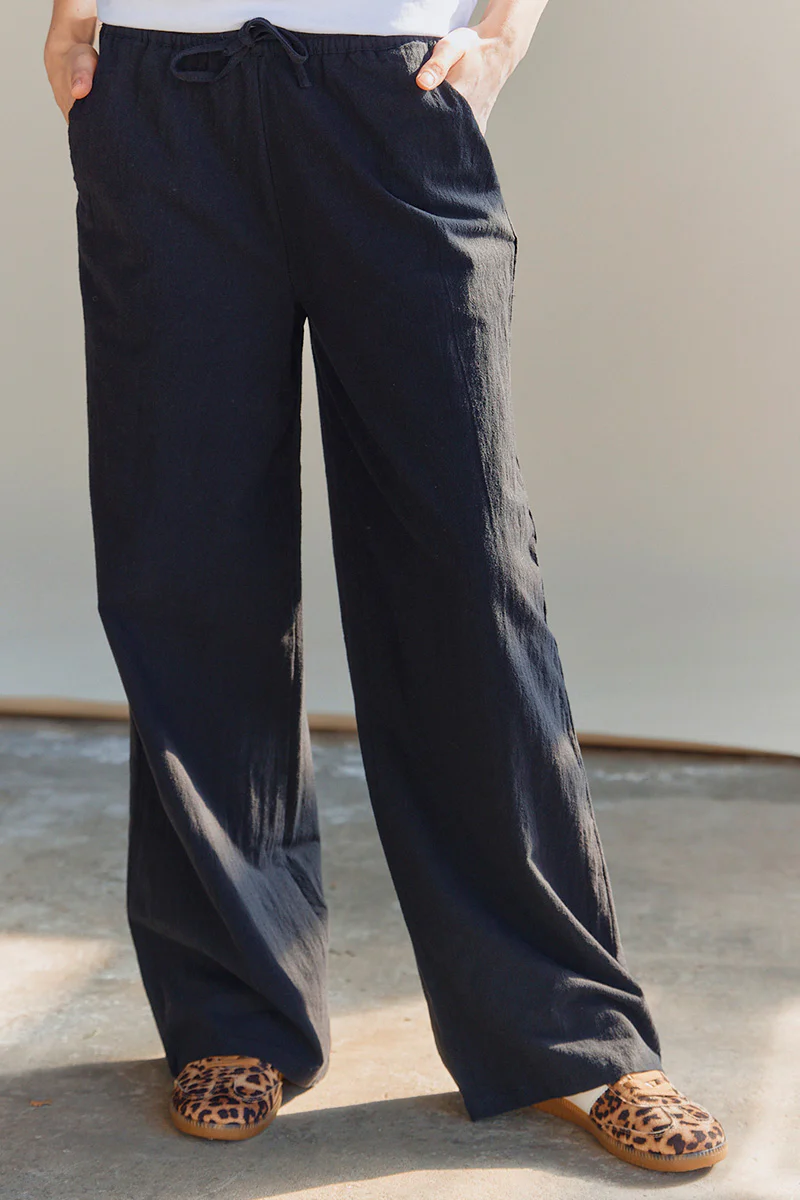 Emu Wide Pants | Sort | Bukser fra Statebird