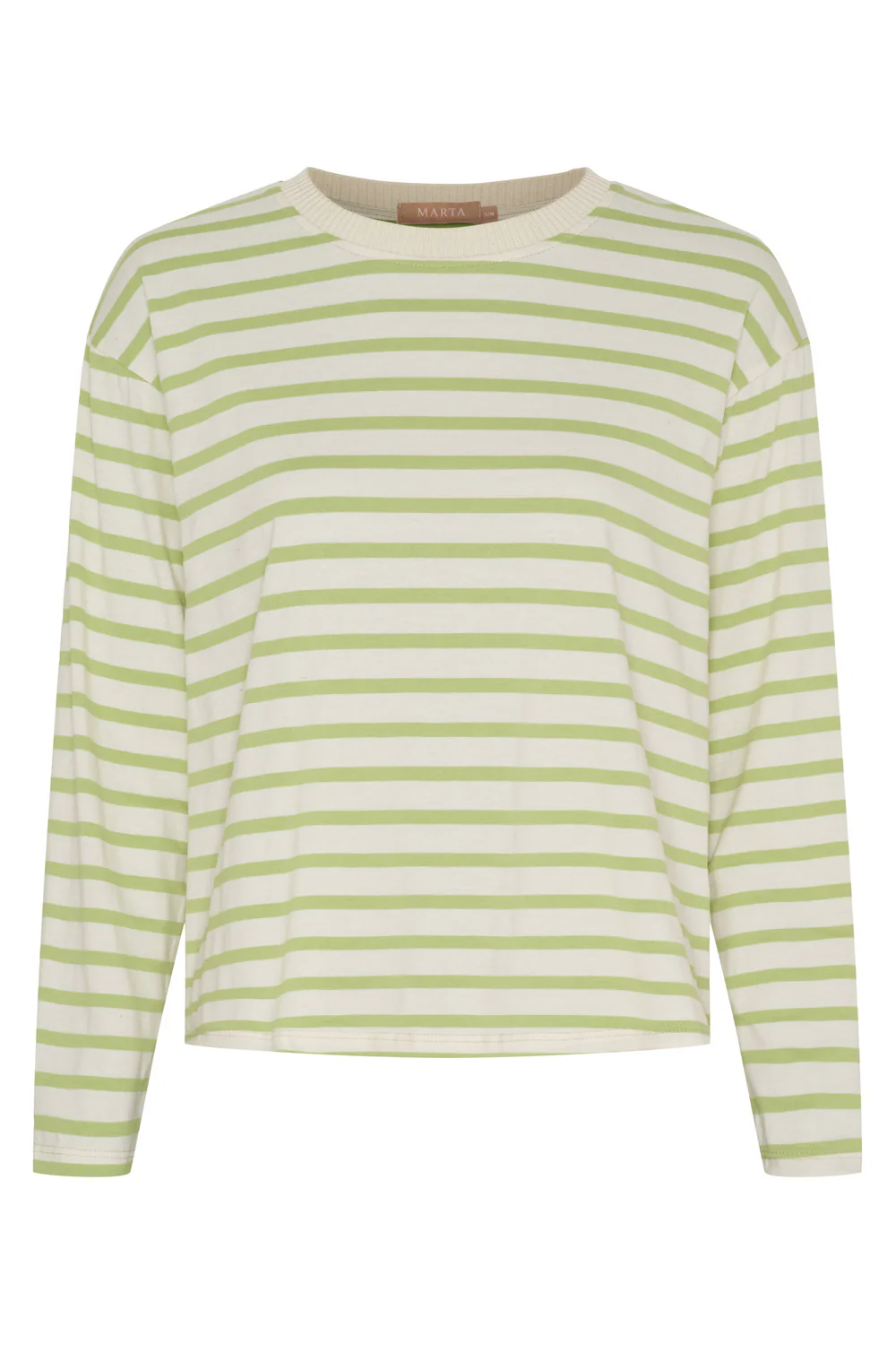 Kara LS Tee | Kiwi Stripe