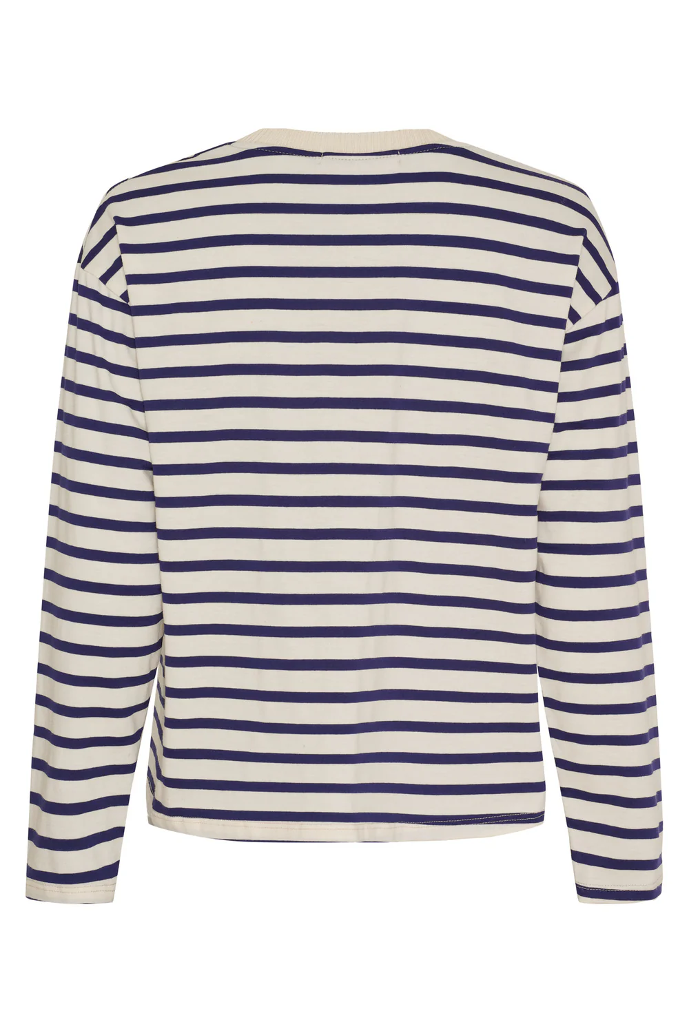 Kara LS Tee | Navy Stripe - Image 2