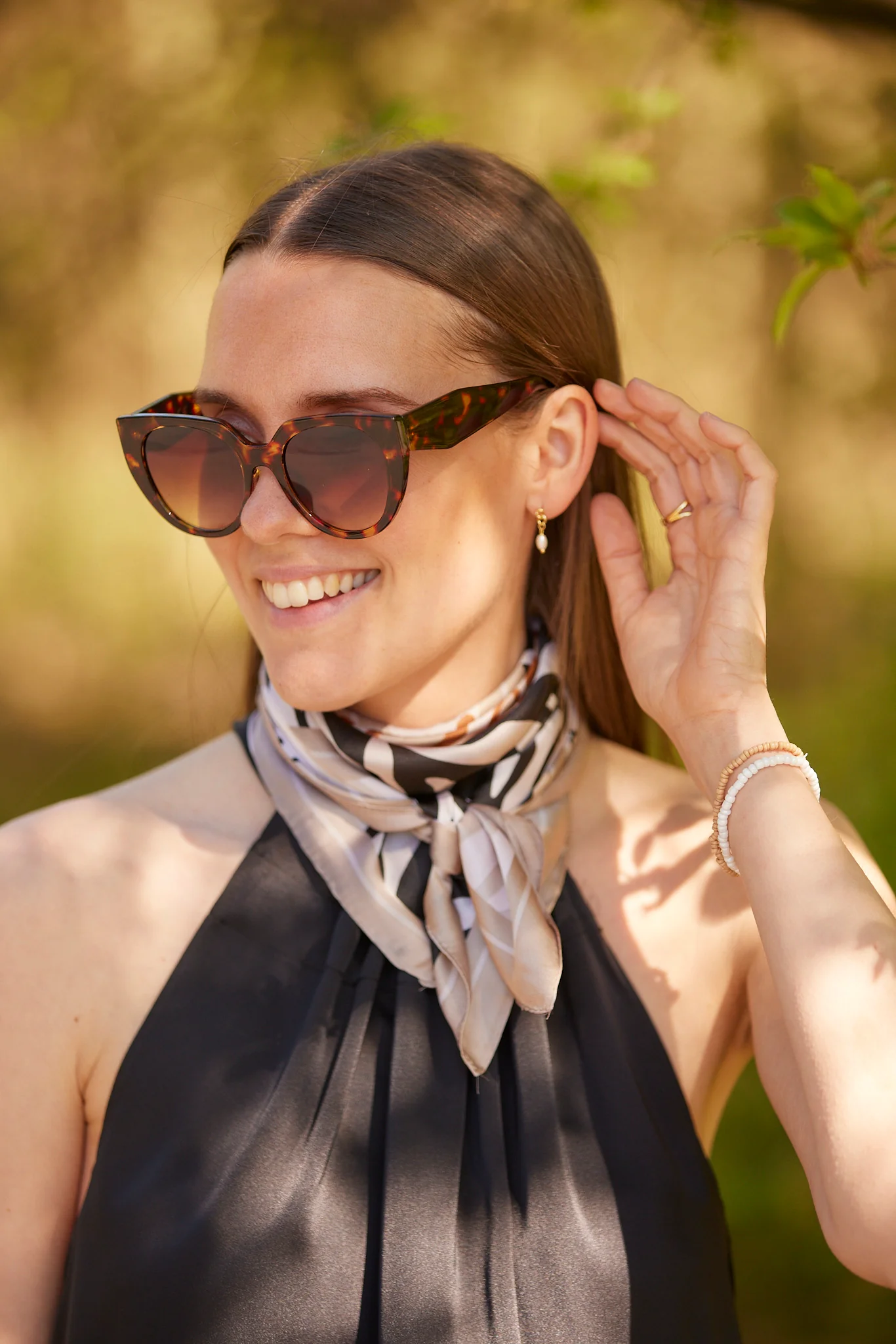 Kareena Sunny Shades | Dark brown | Solbriller fra By Timm - Image 3