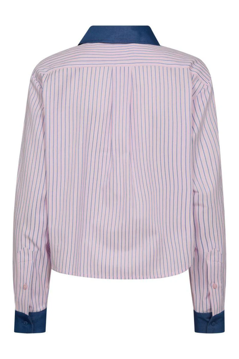 Karina Stripe Mix Shirt 45006 | Candyfloss | Bluse fra Co'couture - Image 3