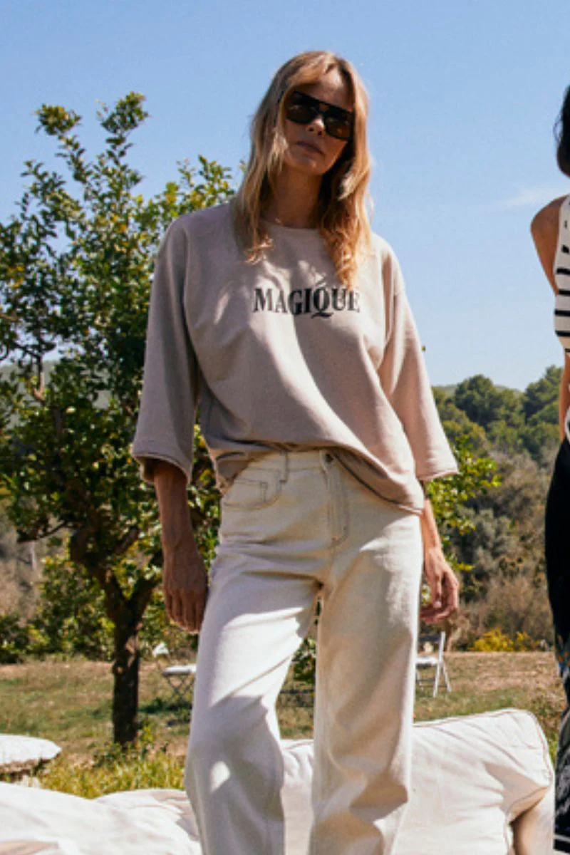 Kassy Pullover | Simply Taupe Mlg W. Black | Strik fra Freequent - Image 11