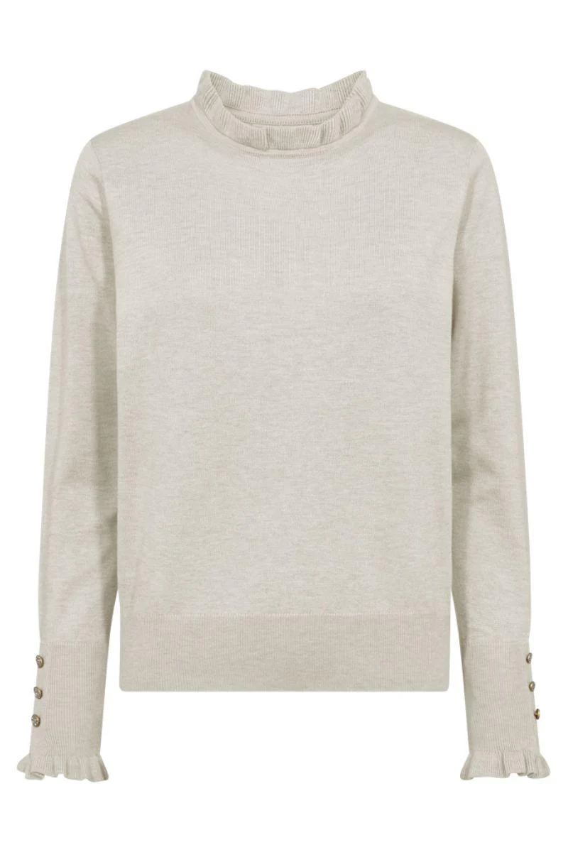 Katie Pullover 205095 | Moonbeam Melange | Strik fra Freequent