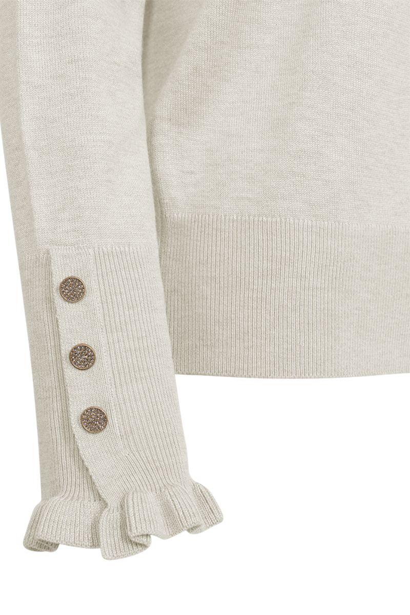 Katie Pullover 205095 | Moonbeam Melange | Strik fra Freequent - Image 3
