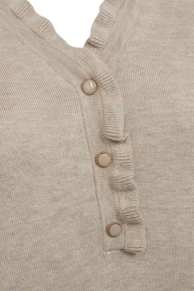 Katie Pullover 206462 | Moonbeam Melange | Strik fra Freequent - Image 5