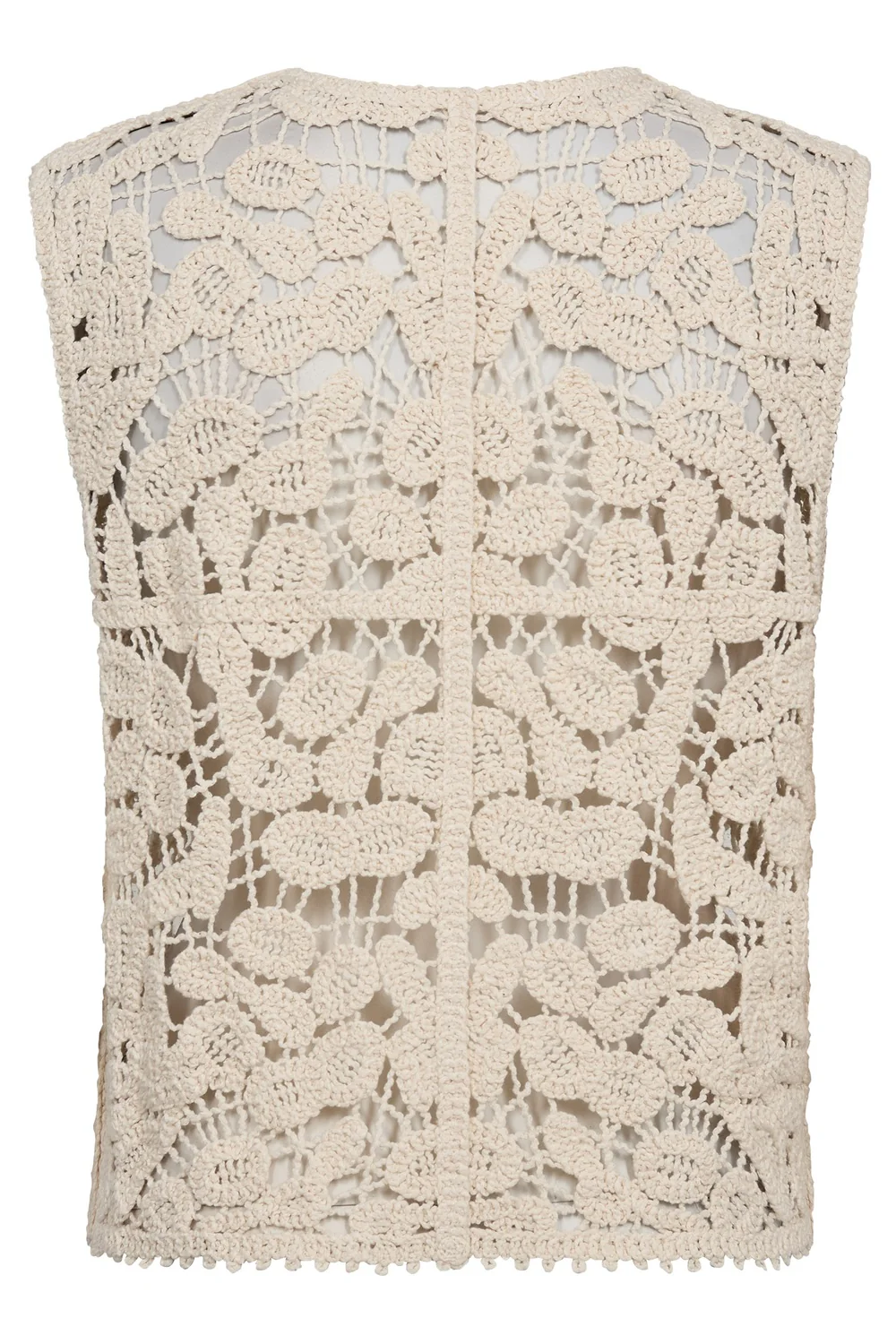 Kellycc Crochet Top | Bone | Strik fra Co'Couture - Image 5