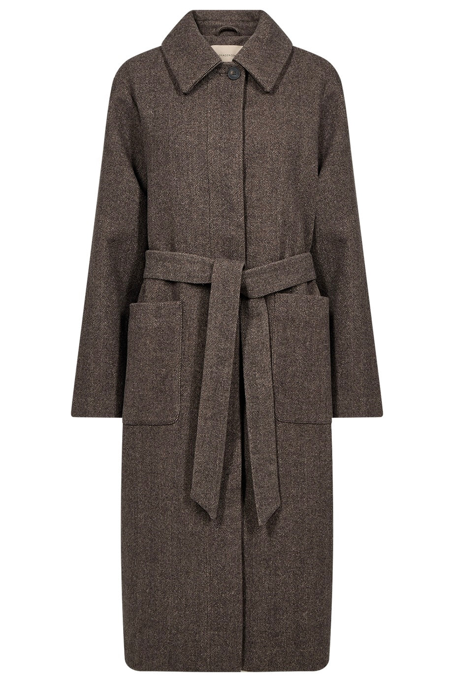 Kermit Wool Coat | Brun | Frakke fra French Laundry - Image 2