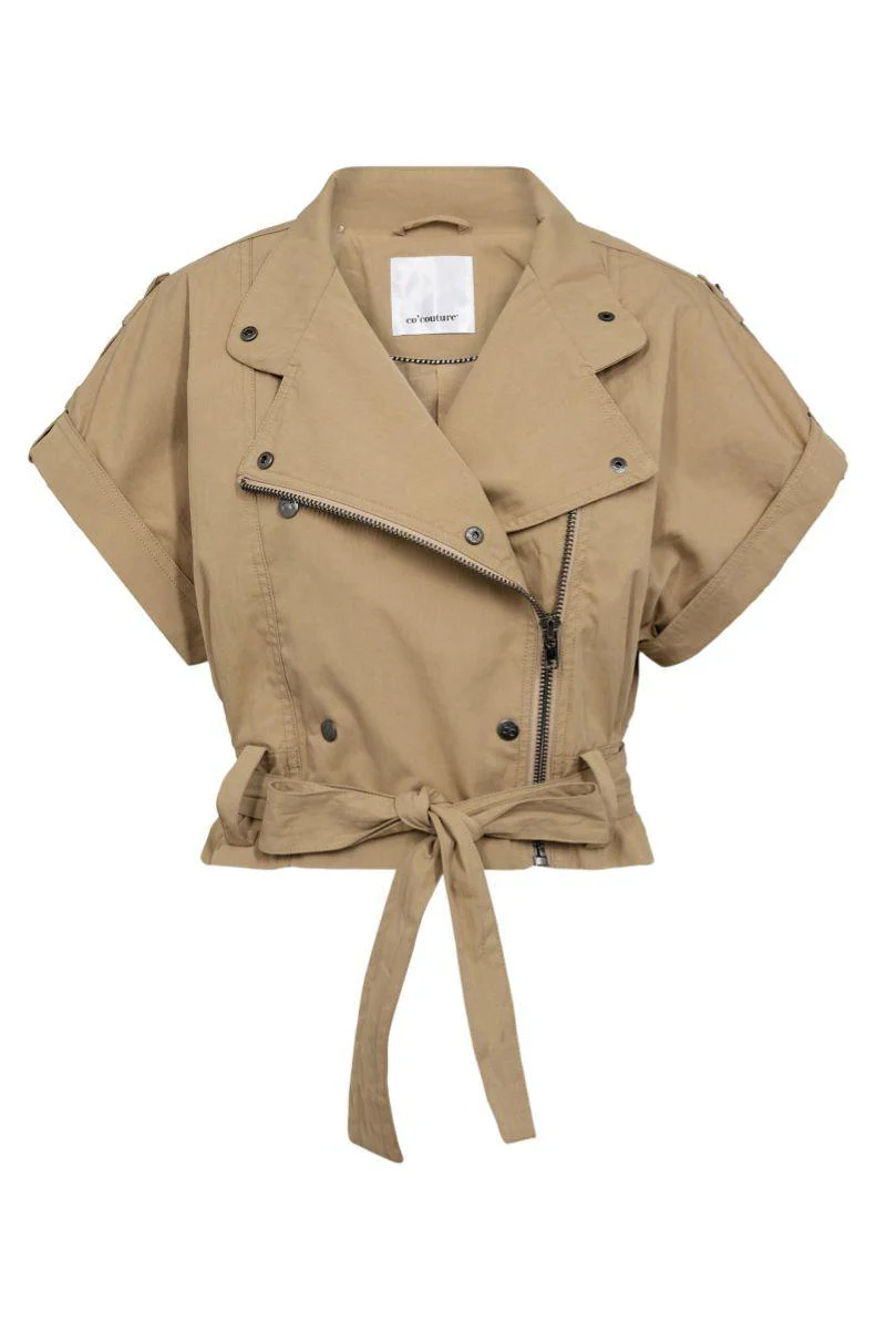 Kesha Cargo Vest 40015 | Sand | Jakke fra Co'couture - Image 2