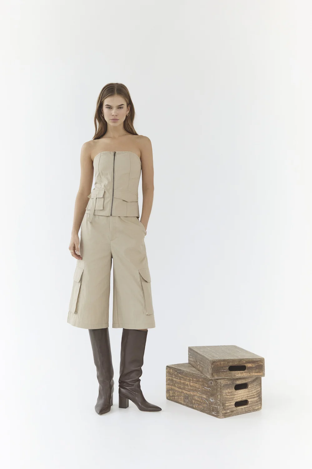 Keshacc Bermuda | Bisquit | Shorts fra Co'Couture - Image 6