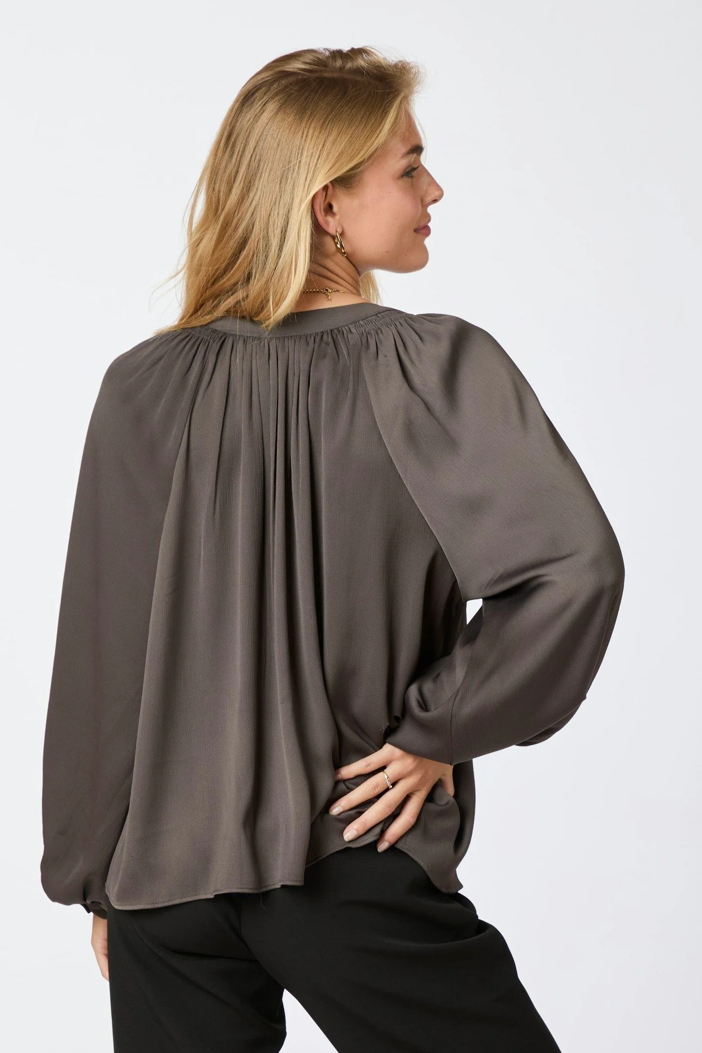 Kirsty Structure Blouse | Bluse fra Neo Noir - Image 6