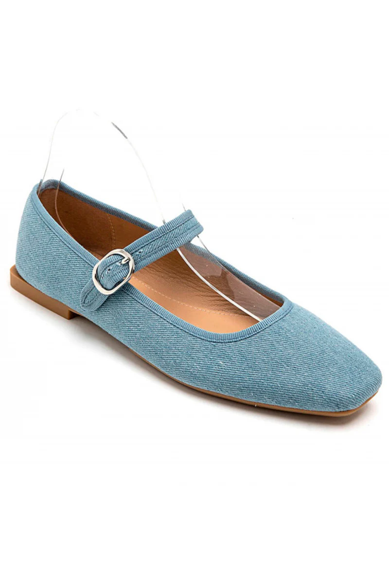 Baby Blues | Blue | Ballerina sko fra Lazy Bear - Image 3