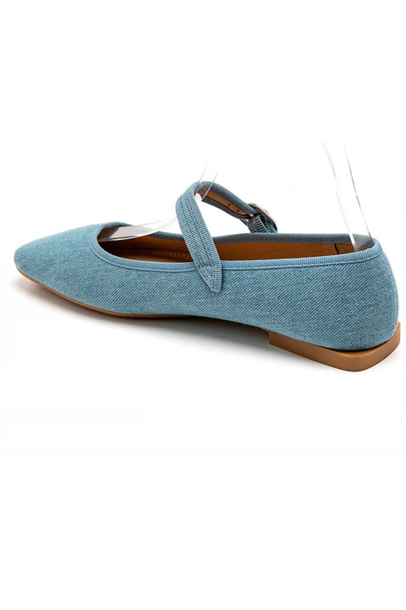 Baby Blues | Blue | Ballerina sko fra Lazy Bear - Image 4