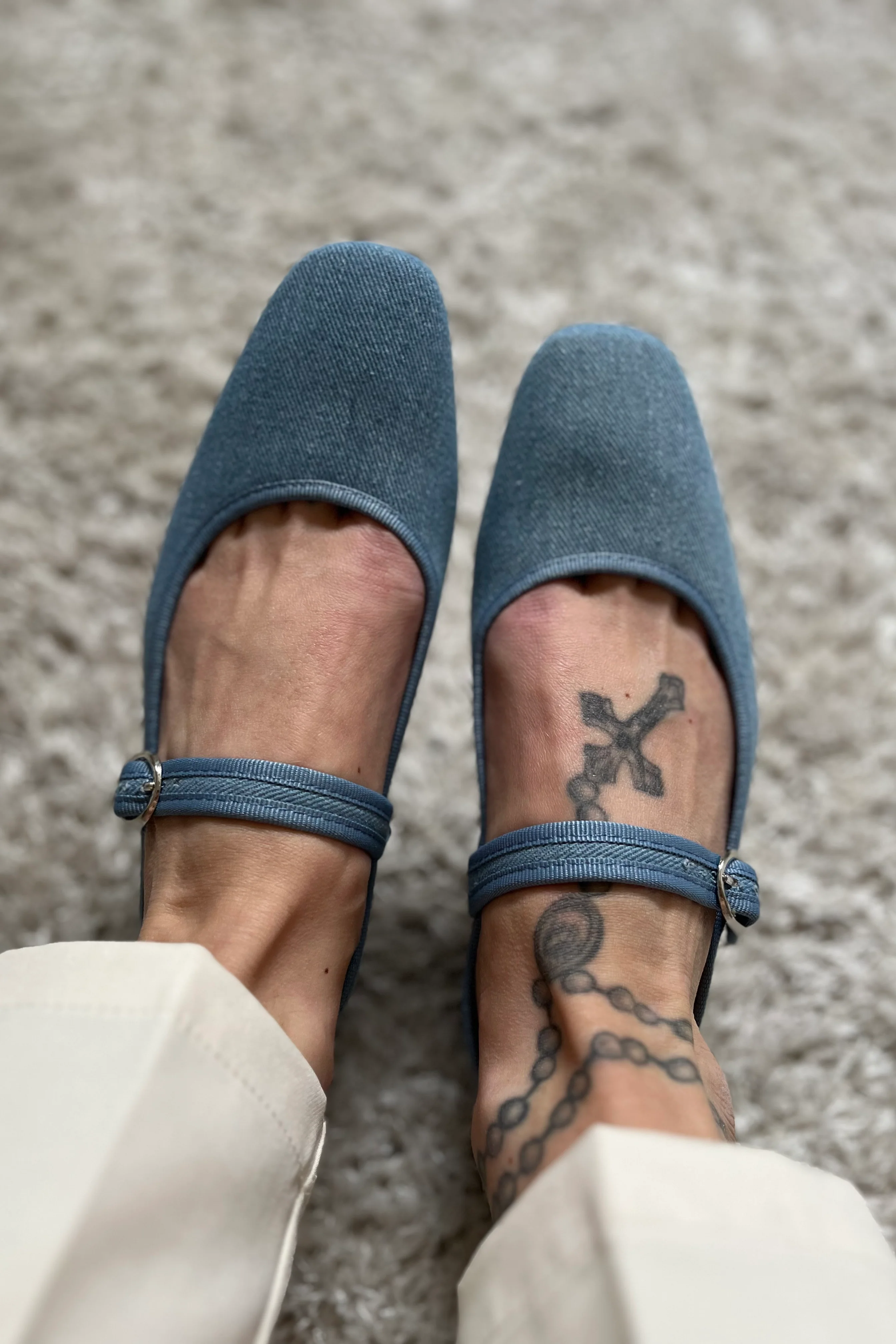 Baby Blues | Blue | Ballerina sko fra Lazy Bear - Image 6
