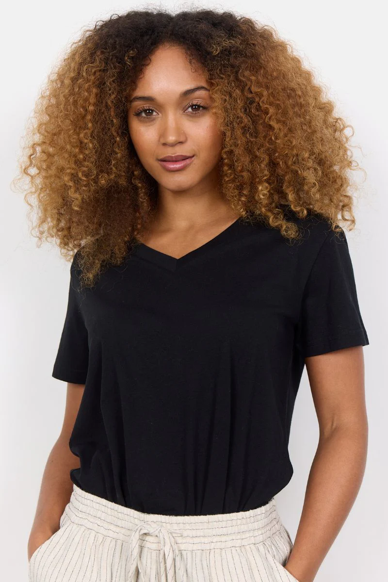 Lulu Classic V Tee | Sort | T-shirt fra Statebird - Image 4