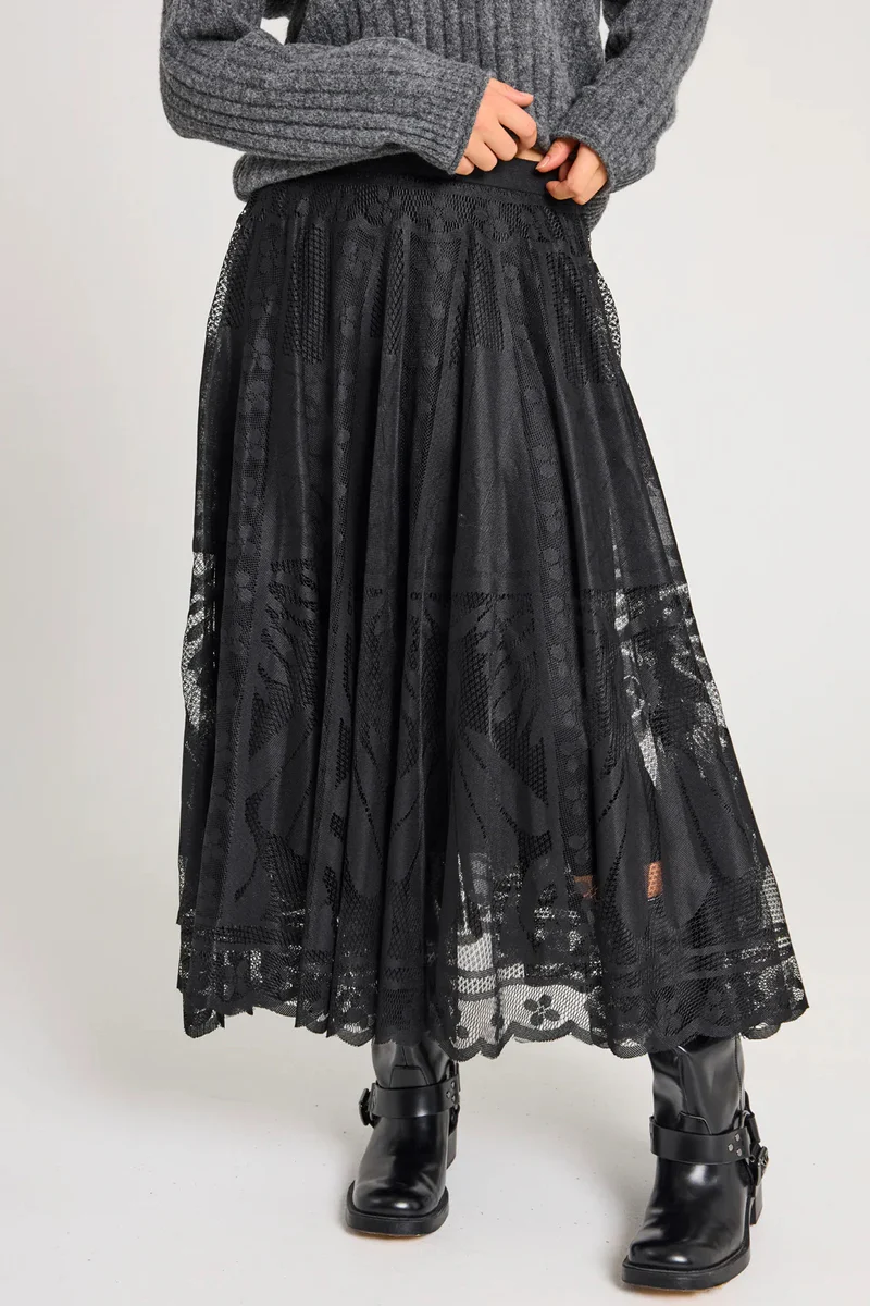 Lally Skirt 207085 | Black | Nederdel fra Freequent