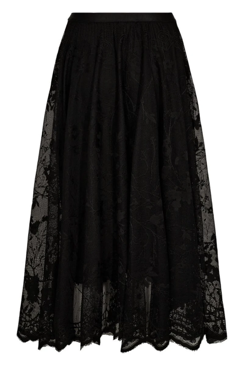 Lally Skirt 207085 | Black | Nederdel fra Freequent - Image 3