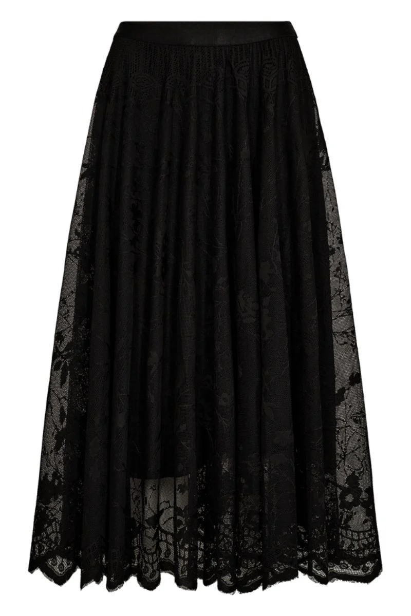 Lally Skirt 207085 | Black | Nederdel fra Freequent - Image 5