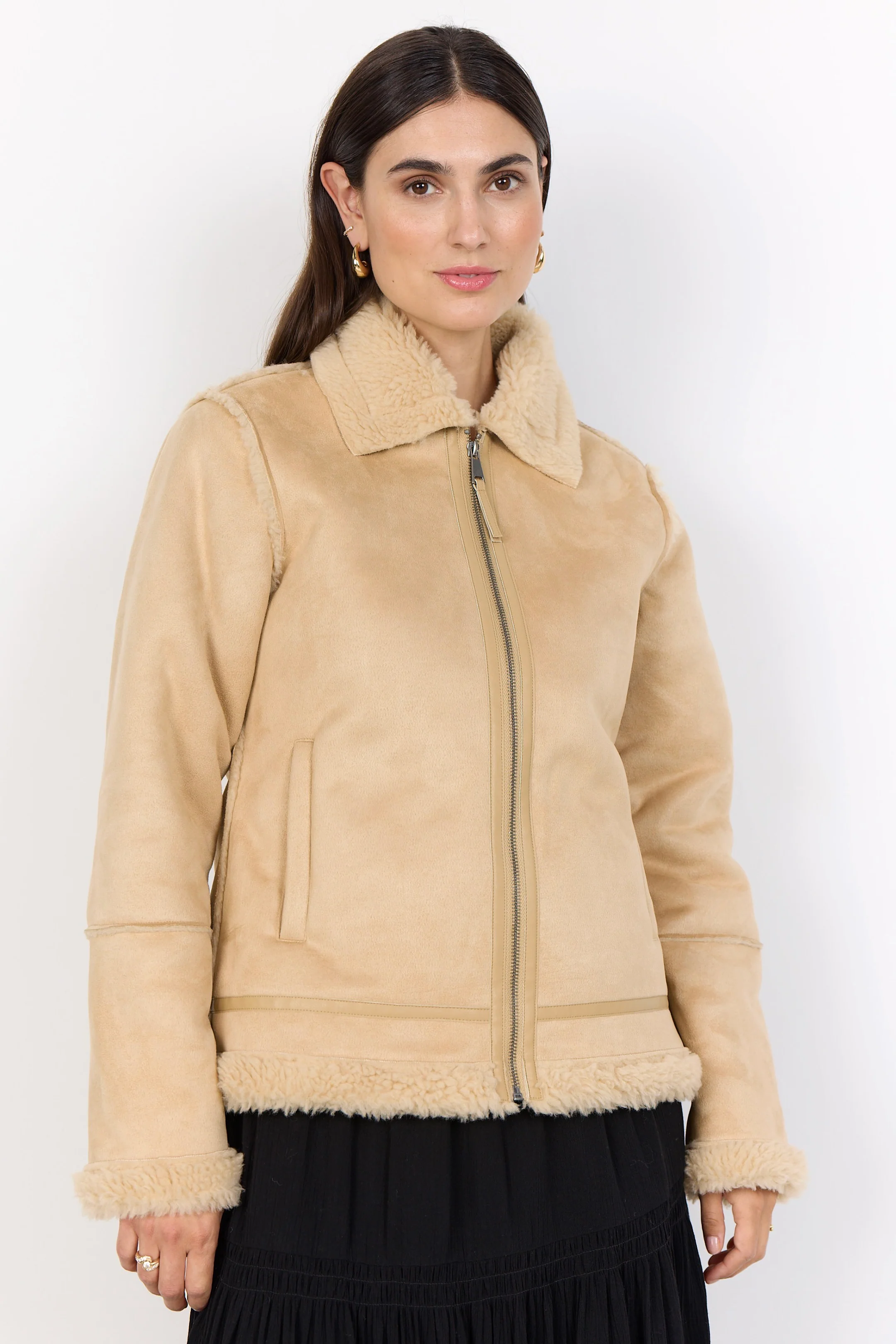Lamby Lilo jacket | Sand | Jakke fra French Laundry - Image 5