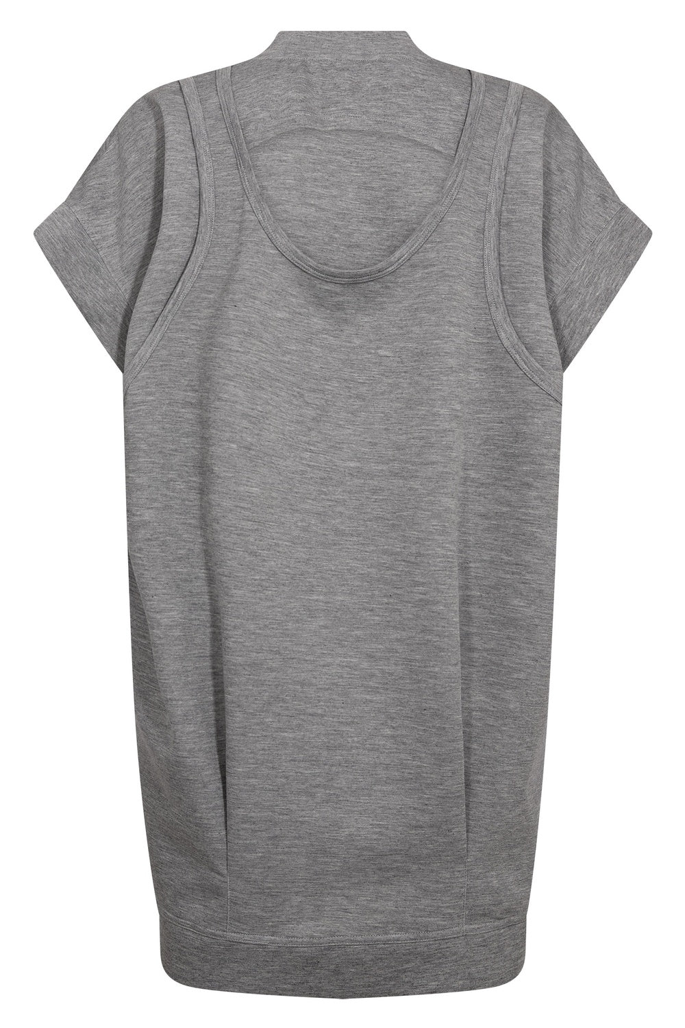 Lancecc Sweat Dress | Grey Melange | Kjole fra Co'Couture - Image 6