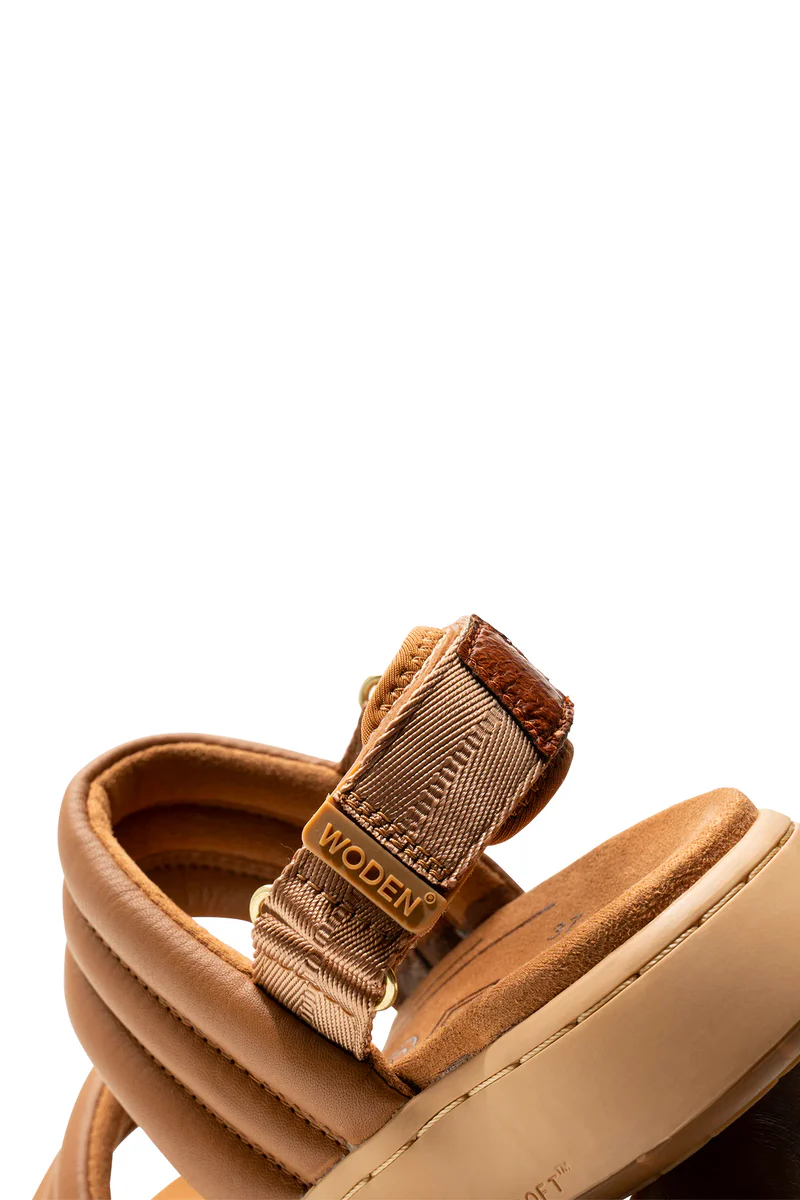Lara Leather | Brown Sugar | Sandaler fra Woden - Image 11