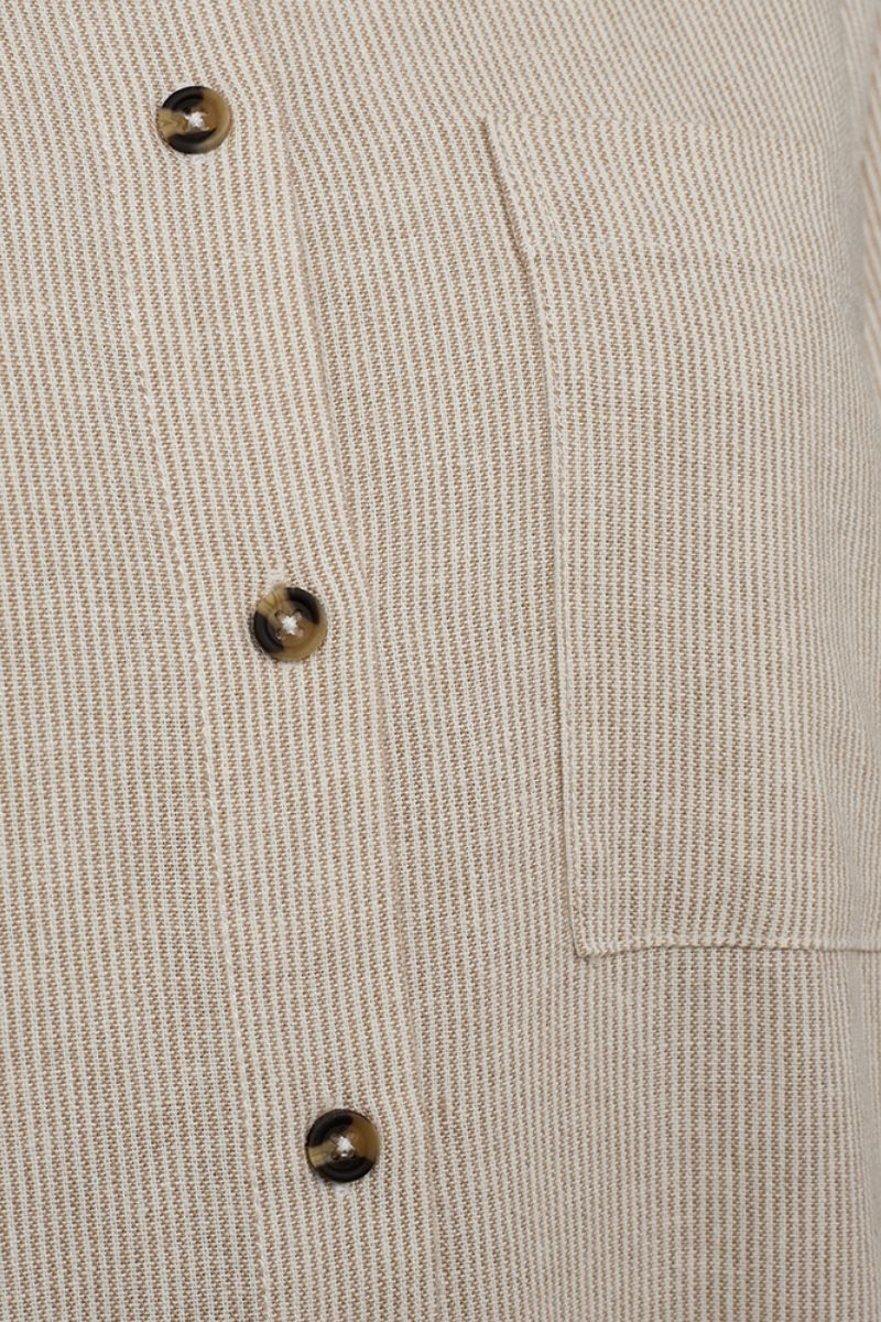 Lava Dress 204307 | Simply Taupe w. Off White | Kjole fra Freequent - Image 6