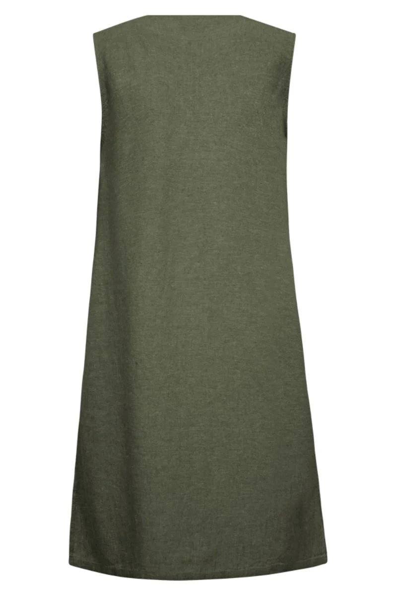 Lava Dress 206104 | Deep Lichen Green - Image 2