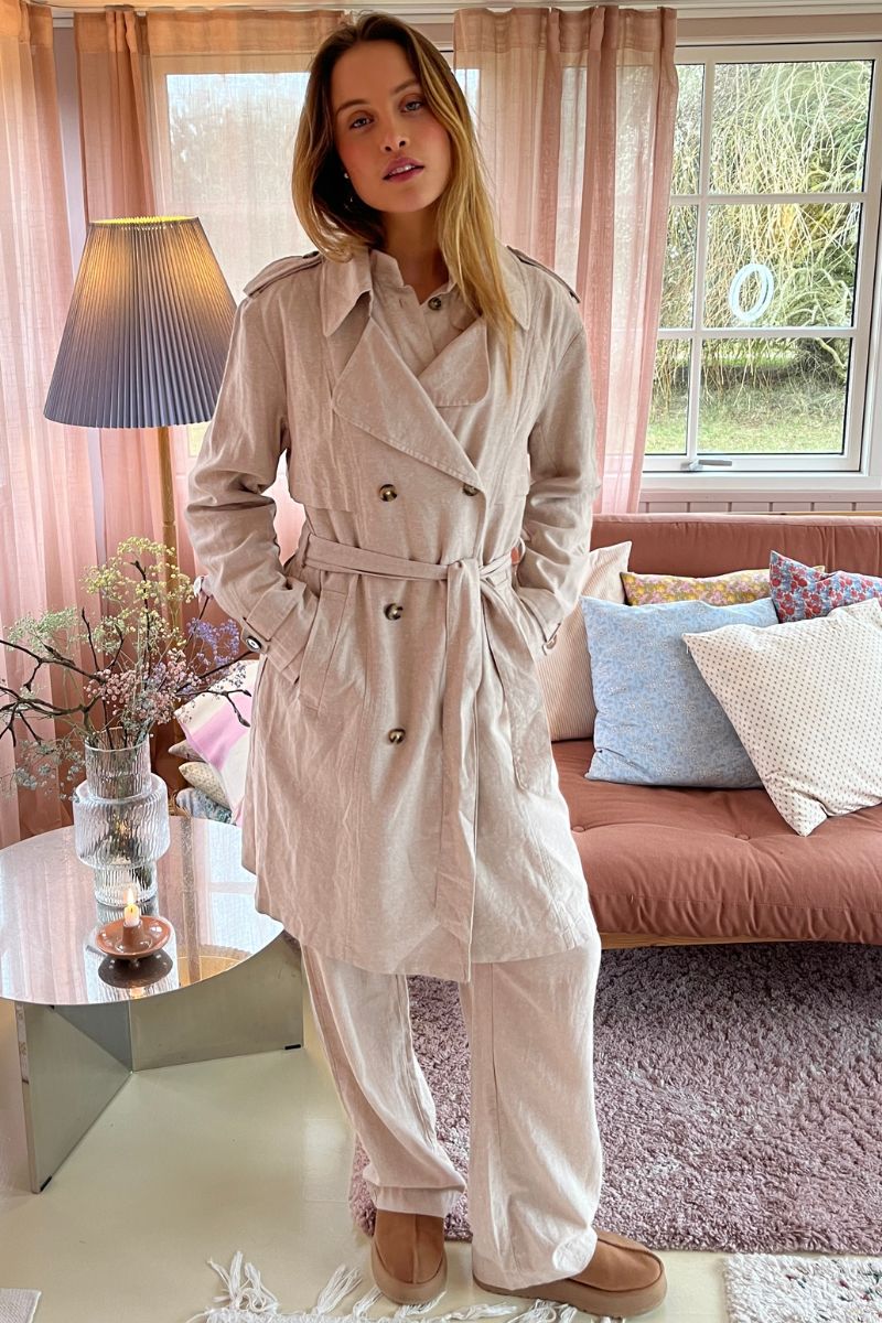 Lava Jacket 204253 | Sand Melange | Jakke fra Freequent - Image 11