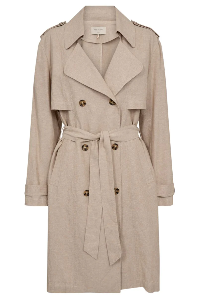 Lava Jacket 204253 | Sand Melange | Jakke fra Freequent - Image 2